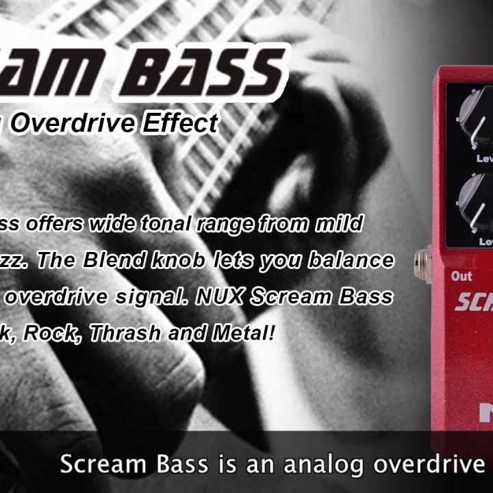 NUX SCREAM BASS 過載效果器