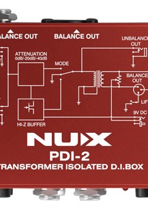 NUX PDI-2 Transformer isolated D.I. Box