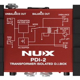 NUX PDI-2 Transformer isolated D.I. Box