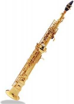 SUZUKI  降B調高音 SAXOPHONE  一體管 金色