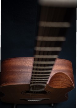 CALVIN SANG CS-7B 半缺角手工單板木結他