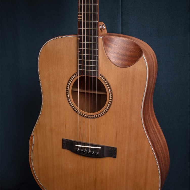 CALVIN SANG CS-7 半缺角手工單板木結他