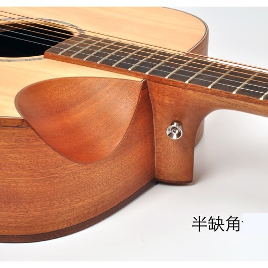 CALVIN SANG CS-7 半缺角手工單板木結他