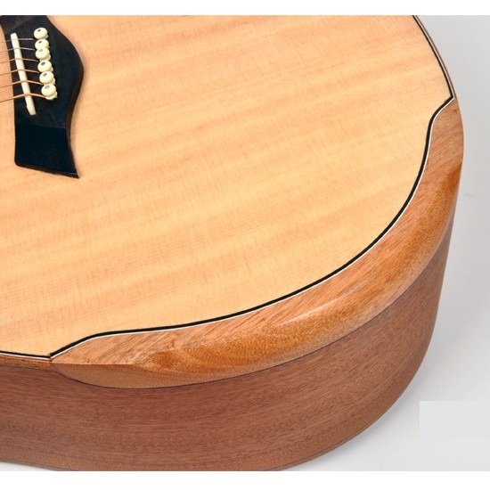 CALVIN SANG CS-7 半缺角手工單板木結他