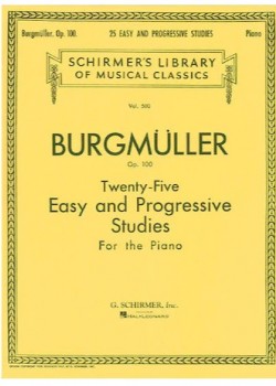 Burgmuller Op100 Vl500 琴書