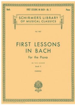 First Lessons In Bach Book 2 (Carroll) 琴書