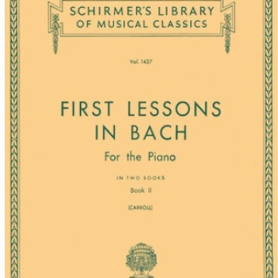 First Lessons In Bach Book 2 (Carroll) 琴書