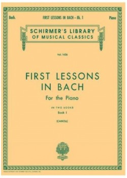 First Lessons In Bach Book 1 (Carroll) 琴書
