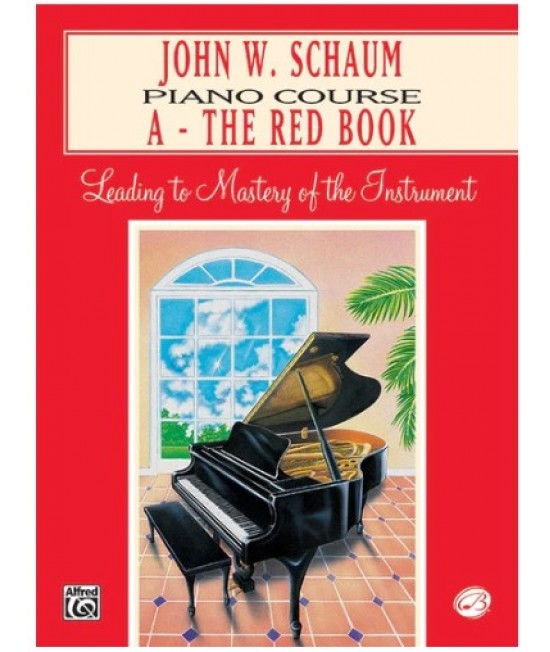 Schaum: Piano Course, A: The Red Book 琴書