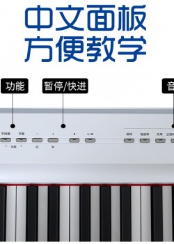 Yamaha P-125 BK / WH (中文面板)  (Piano Only Package)