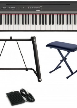 Yamaha P-125 BK / WH (中文面板)  (U-stand Package)