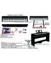 Yamaha P-48 BK (Full Set Package)