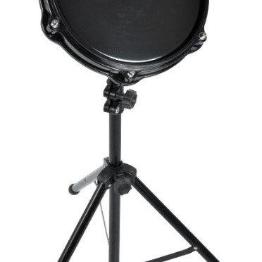 10吋 圓形 仿真啞鼓練習鼓墊 連支架 practice pad