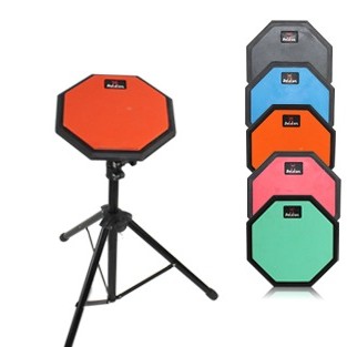 8吋 8角形 啞鼓練習鼓墊 連支架 practice pad