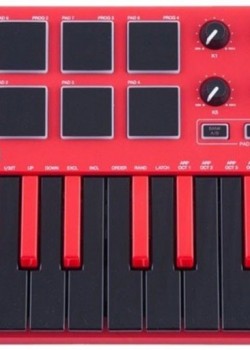 AKAI MPK Mini MK2 MIDI KEYBOARDS RED Special Edition 紅色特別版