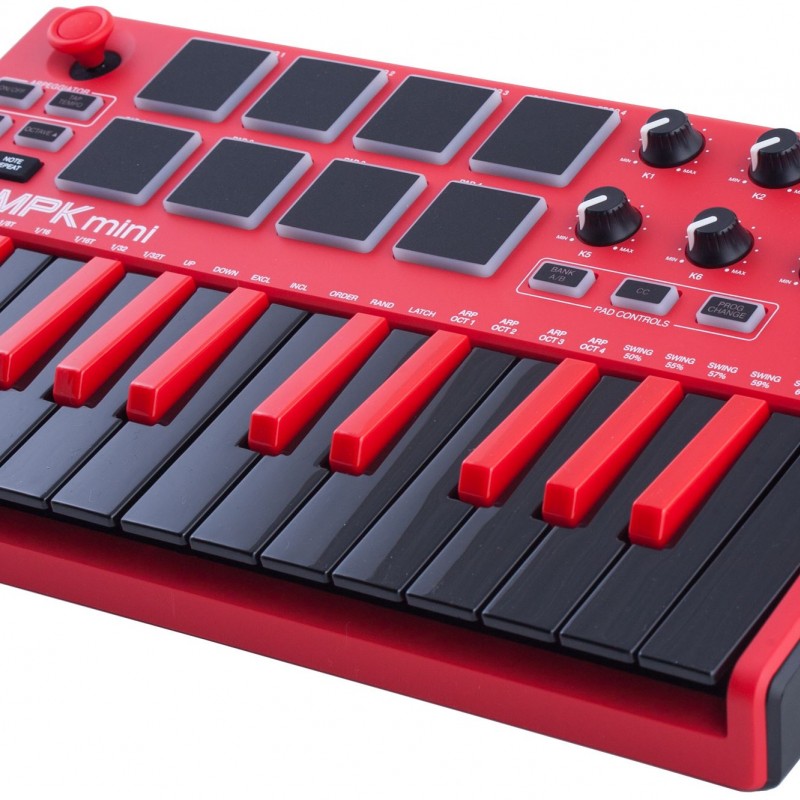 AKAI MPK Mini MK2 MIDI KEYBOARDS WHITE Special Edition 白色特別版
