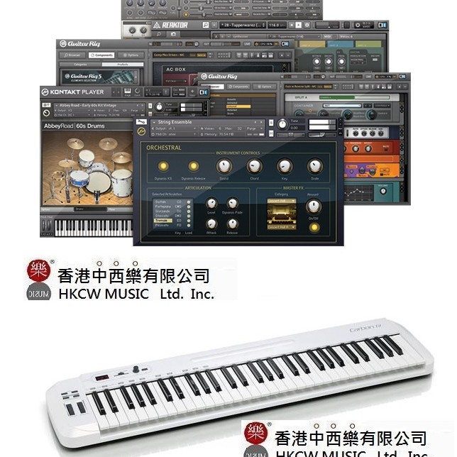 SAMSON Carbon 61鍵 MIDI KEYBOARD