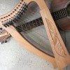 12弦 小豎琴 12 strings lever harp