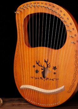 19弦 萊雅琴 lyre harp 馴鹿款 