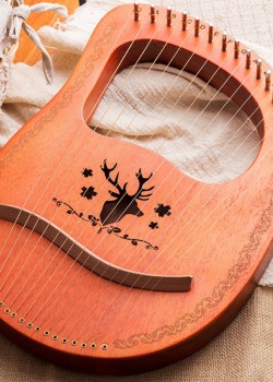 16弦 萊雅琴 lyre harp 馴鹿款 