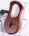 7弦 萊雅琴 lyre harp 馴鹿款 