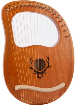 19弦 萊雅琴 lyre harp 六芒星款 