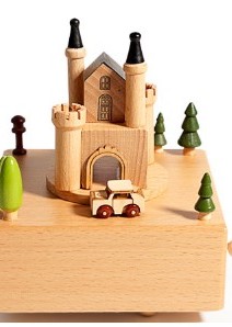 快樂城堡 木質音樂盒 MUSIC BOX