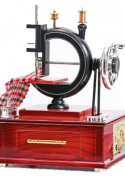 復古桌上型 老式縫紉機 音樂盒 MUSIC BOX