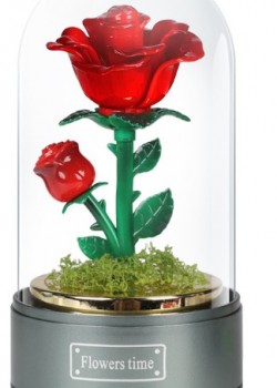 玫瑰花 旋轉音樂盒 MUSIC BOX