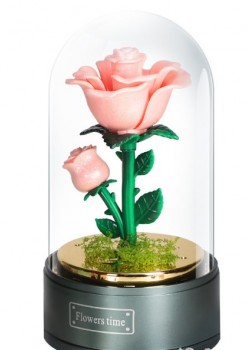 玫瑰花 旋轉音樂盒 MUSIC BOX