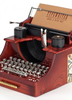 創意 復古打字機 音樂盒 MUSIC BOX