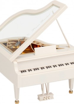 鋼琴 旋轉音樂盒 帶燈光 MUSIC BOX