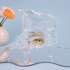 三角鋼琴 透明 帶LED燈 音樂盒 MUSIC BOX