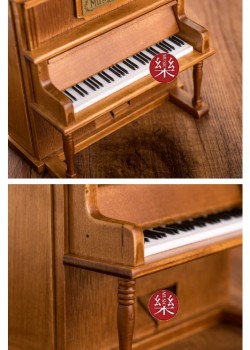 木質 直立式鋼琴 音樂盒 MUSIC BOX