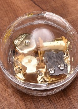 水立方球形 透明 音樂盒 MUSIC BOX