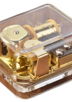 小方形 音樂盒 透明 正方形 音樂盒 MUSIC BOX