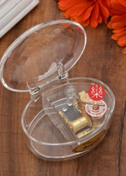 貝殼型 透明 音樂盒 MUSIC BOX