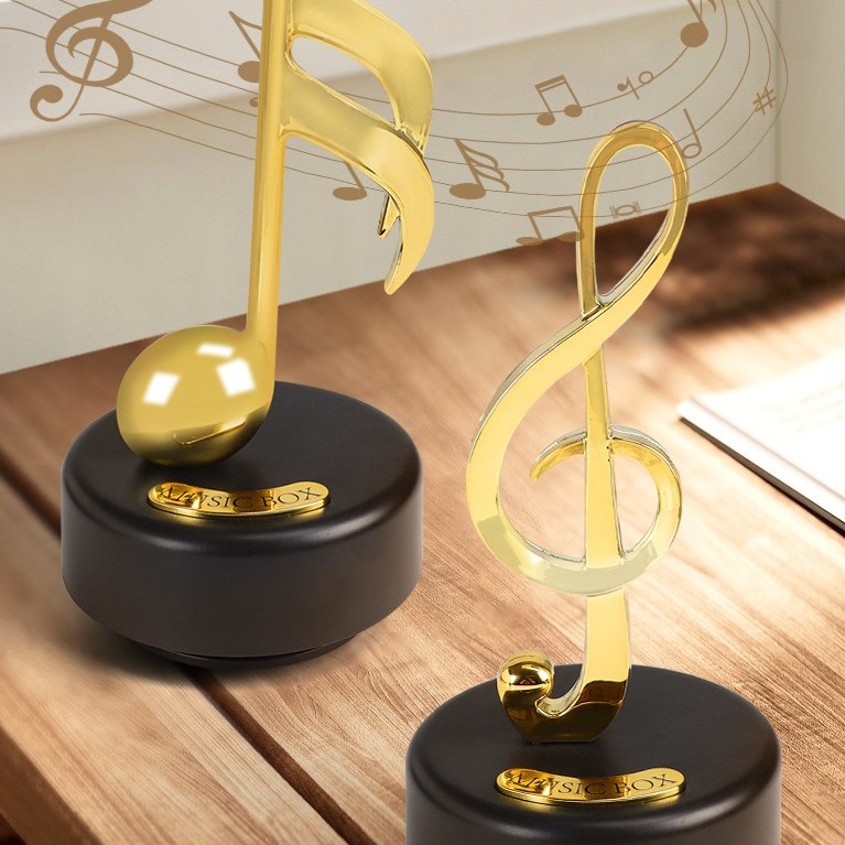 旋轉 音符音樂盒 MUSIC BOX