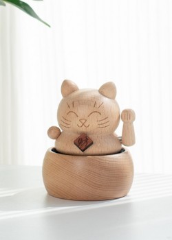招財貓音樂盒 木質音樂盒 MUSIC BOX