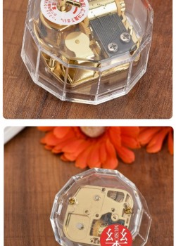 多邊形 透明 音樂盒 MUSIC BOX