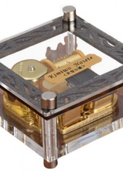 大方形 透明 正方體 音樂盒 MUSIC BOX