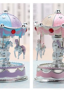 發光旋轉 木馬 音樂盒 MUSIC BOX