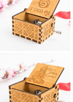 手搖 木質音樂盒 MUSIC BOX